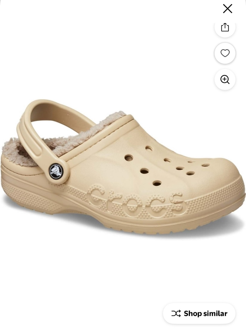 CROCS women lined —beige